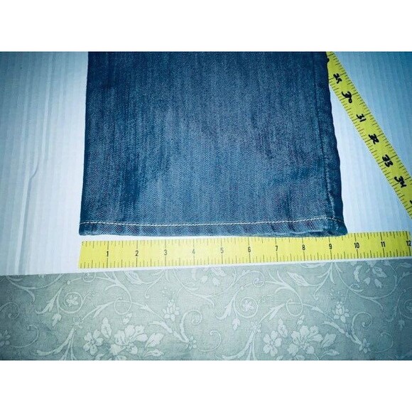 Levis 514 Jeans 38x30 Mens Baggy Y2K Slim Straight Fit Flap Pockets Waxed Denim - Picture 14 of 16